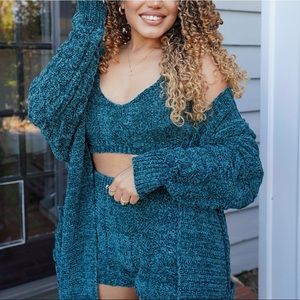 FashionNova Green 3 pieces set.